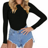Autumn Bodycon Bodysuits Feminino Mujer Sexy Stretchy