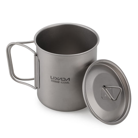 Lixada Outdoor Titanium Cup Mug
