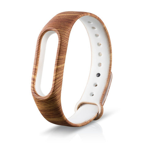 Wood Grain Wristband For Xiaomi Mi Band 2