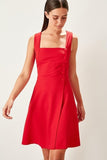 Trendyol Yellow Button Detail Dress Karelin